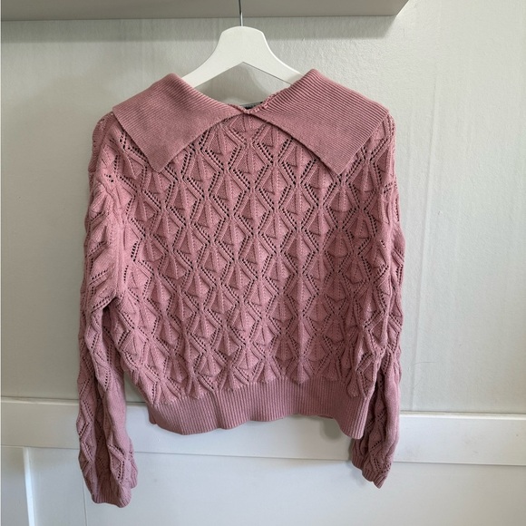 Marc New York Mauve Button-Up Cardigan - Picture 4 of 4